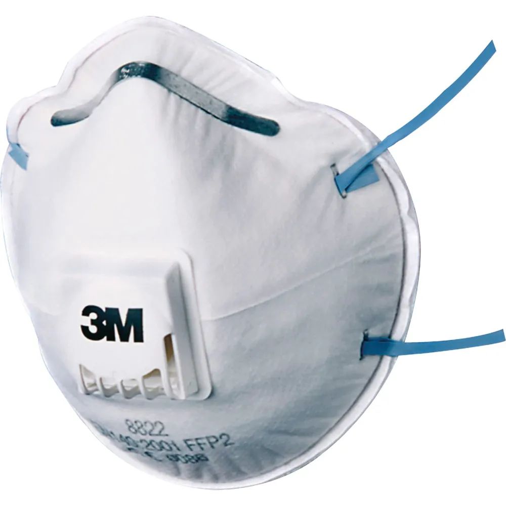 3M Atemschutzmaske / Feinstaubmaske 8822 FFP2 (10 Stück)