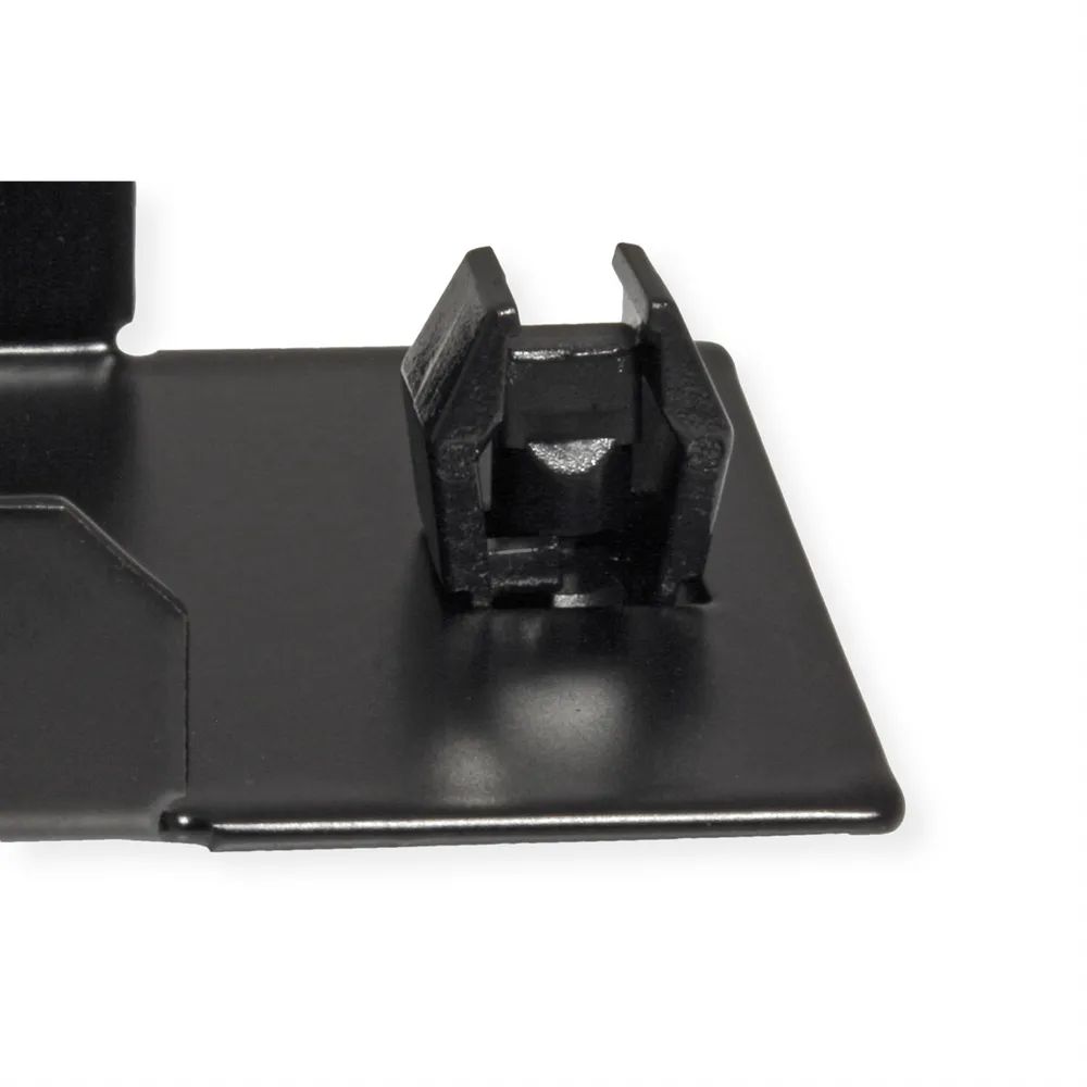 VALUE 19-Zoll-Blindplatte Snap-in, 1 HE, schwarz