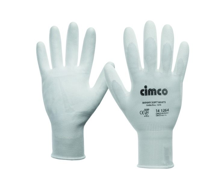 CIMCO Arbeitshandschuh Skinny Soft Größe 9 weiß