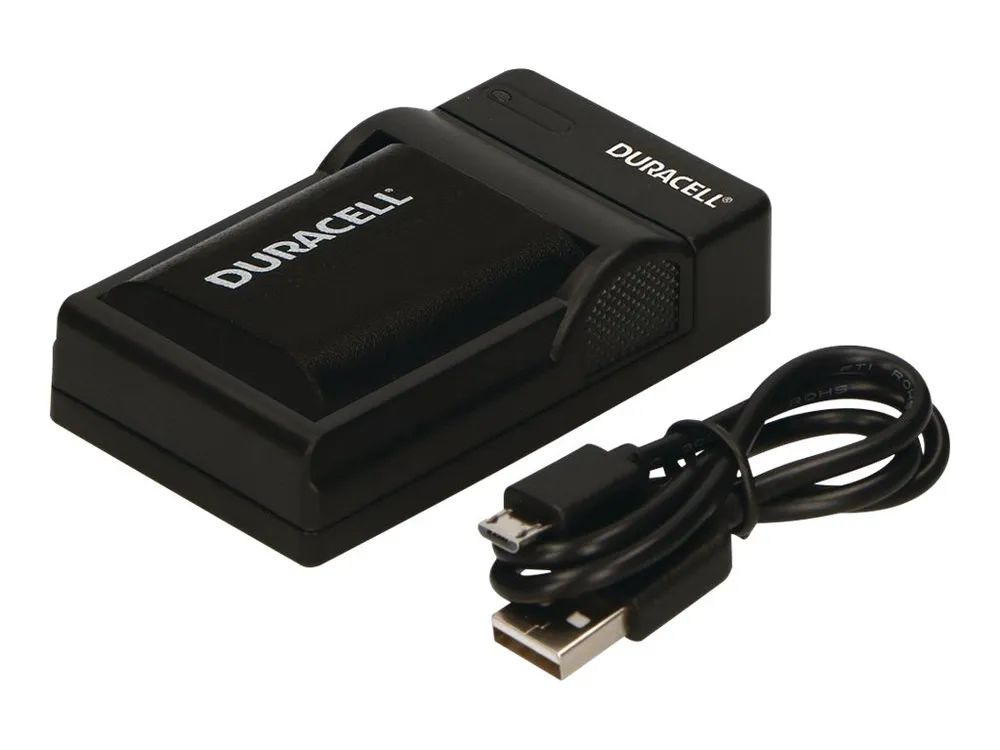 Duracell USB-Batterieladegerät - Schwarz - für Canon LC-E6, LC-E6E, XC10, XC15