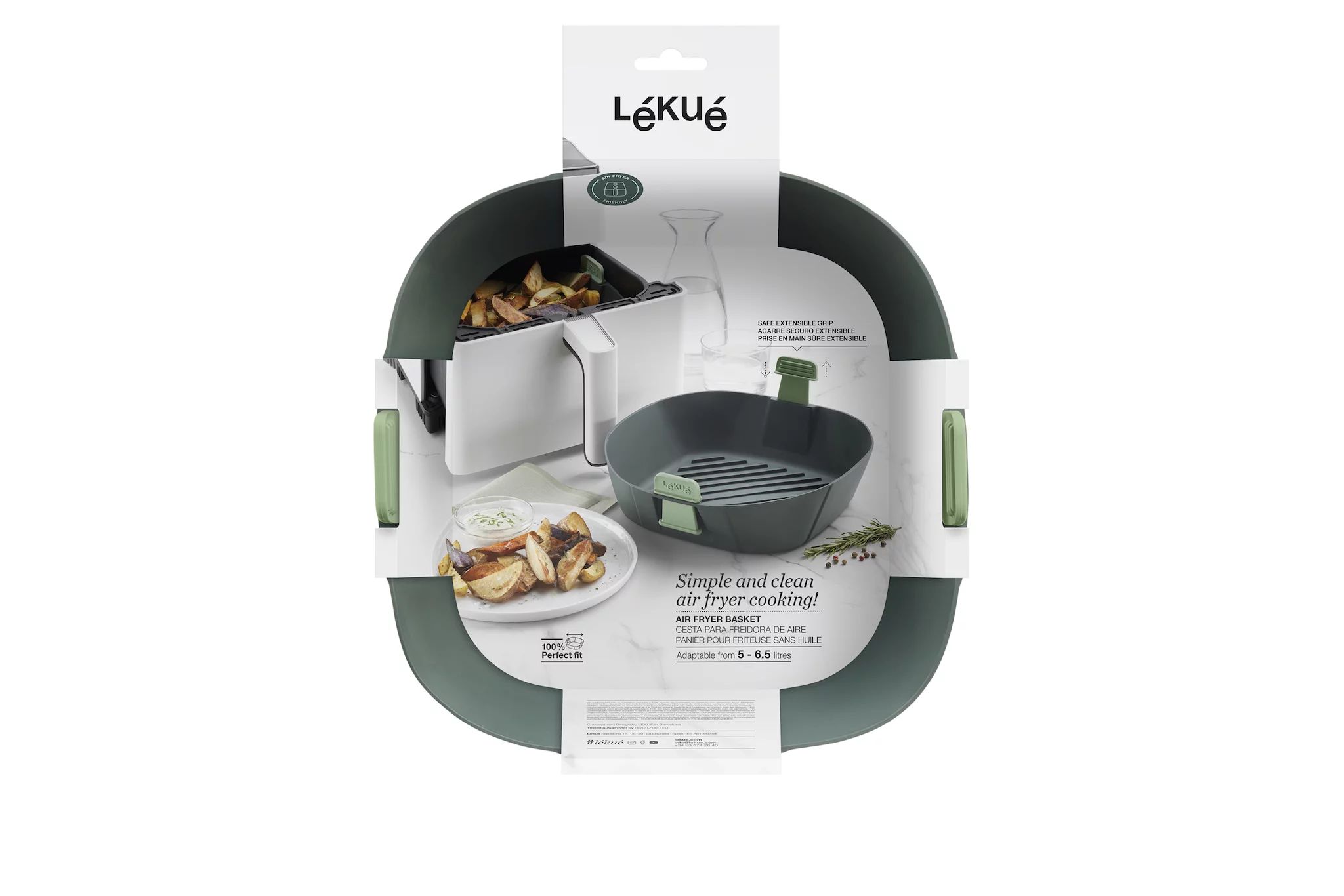 LéKUé Air Fryer Basket XL