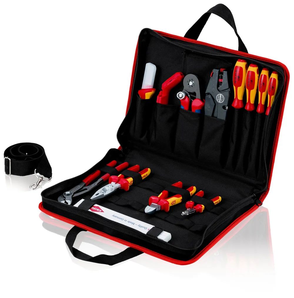 KNIPEX Werkzeugtasche "Kompakt" Elektro 14-teilig 290 mm