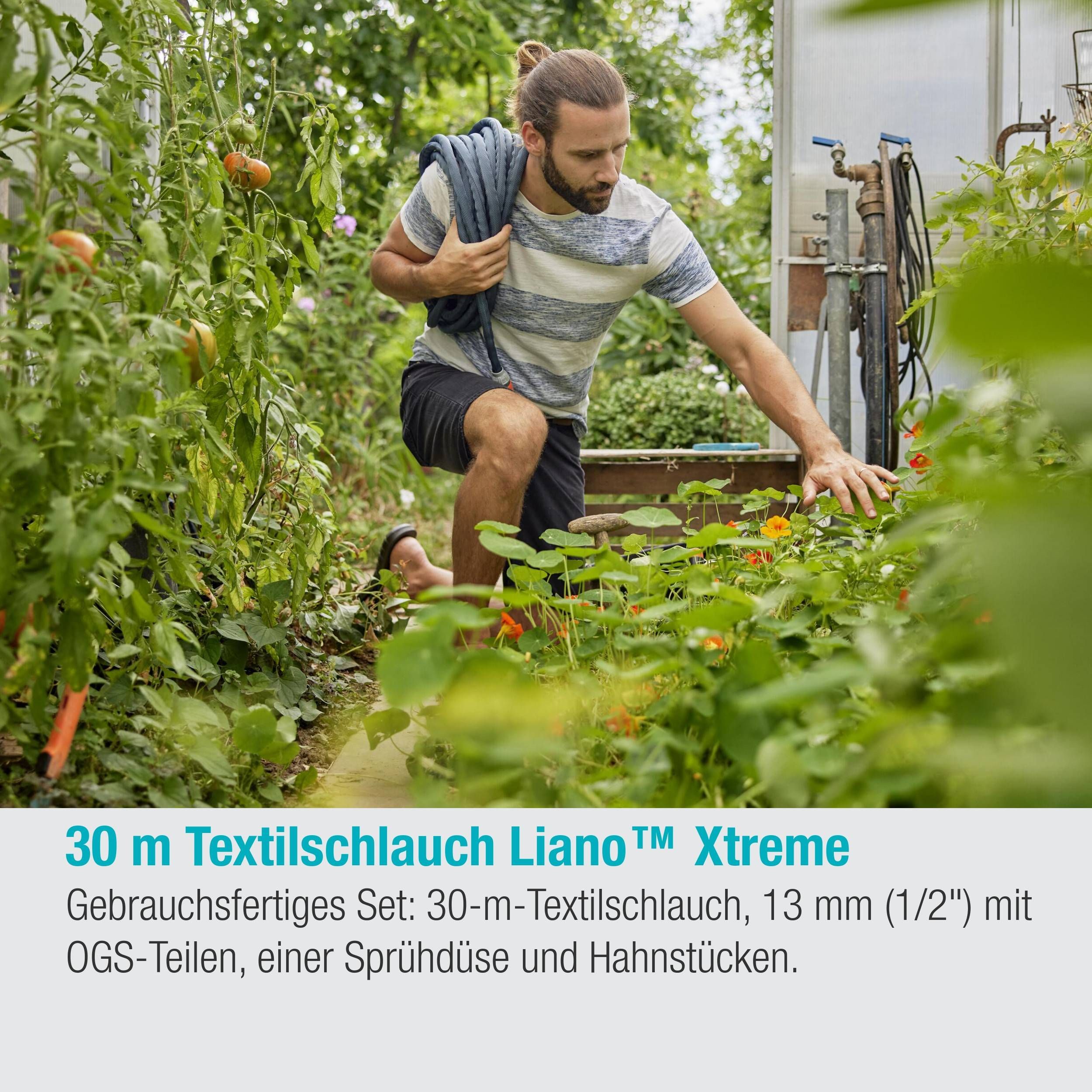 Gardena Liano™ Xtreme 1/2", 30 m Set