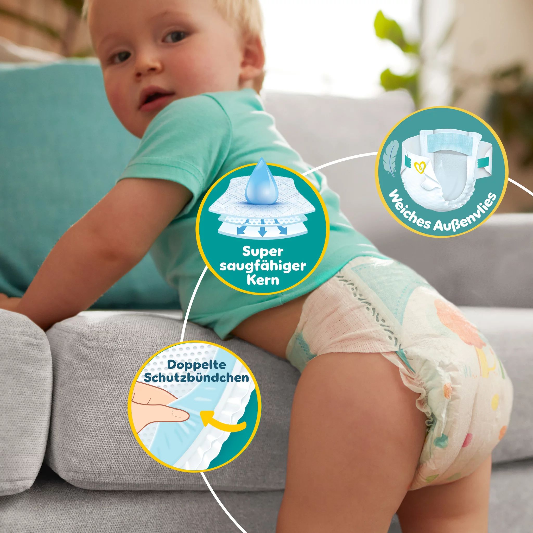 Pampers Baby Dry Gr. 7 Extra Large 15+kg 