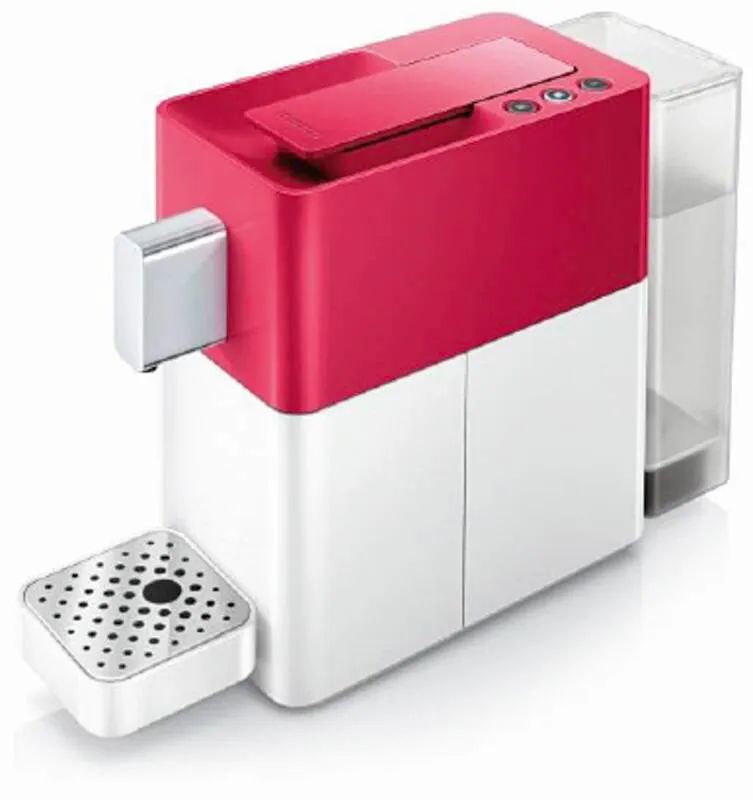 Cremesso Kaffeekapselautomat Easy Heart Red / Shell White