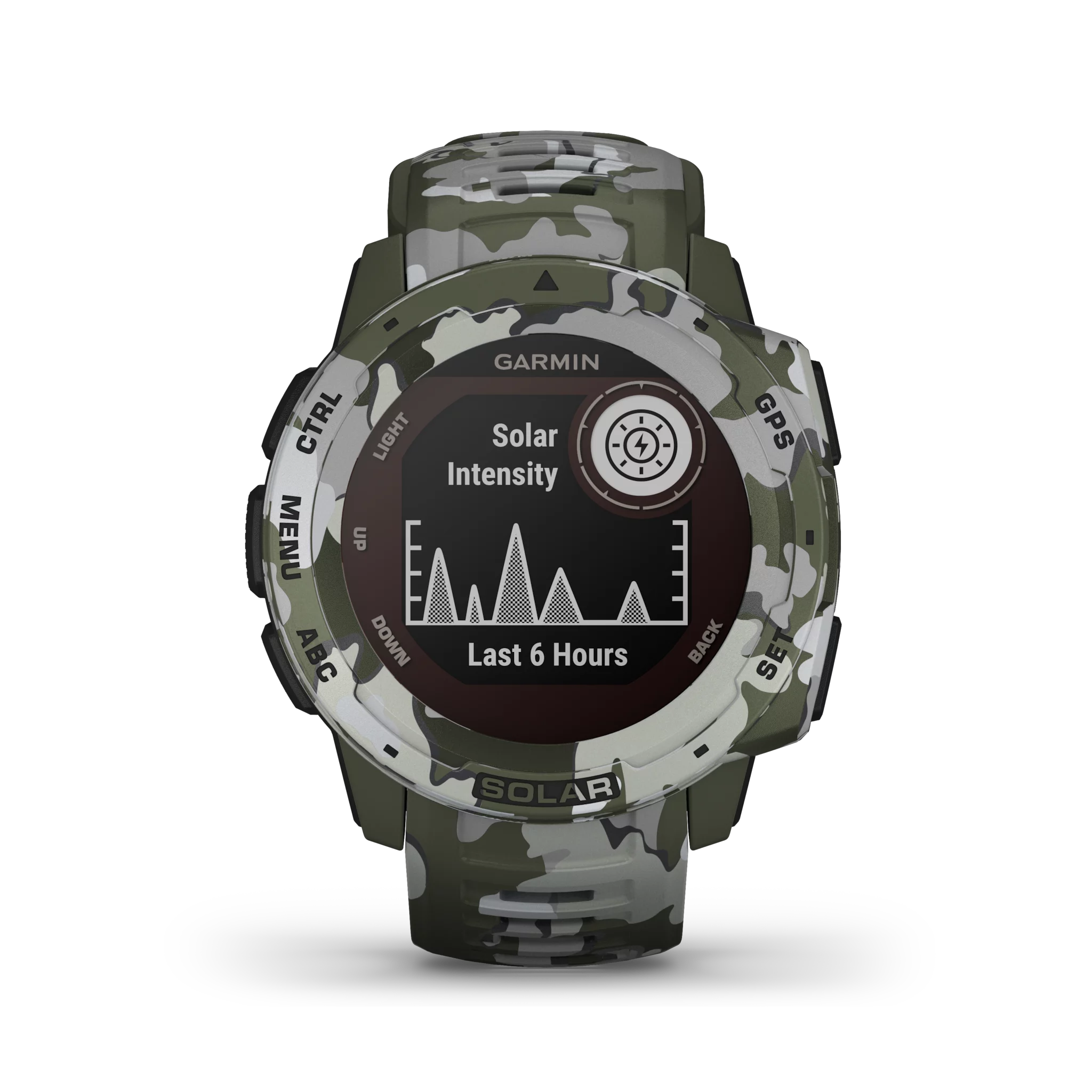 Garmin Instinct Solar – Camo, Grün