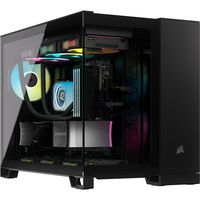 Corsair 2500D AIRFLOW - Mid tower - micro ATX - Seitenteil mit Fenster (gehärtetes Glas)