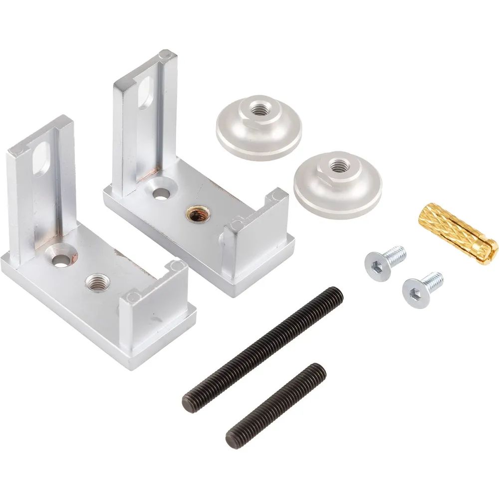 ALU-STYLE GP System Befestigungsset Decke-Boden alufarbig