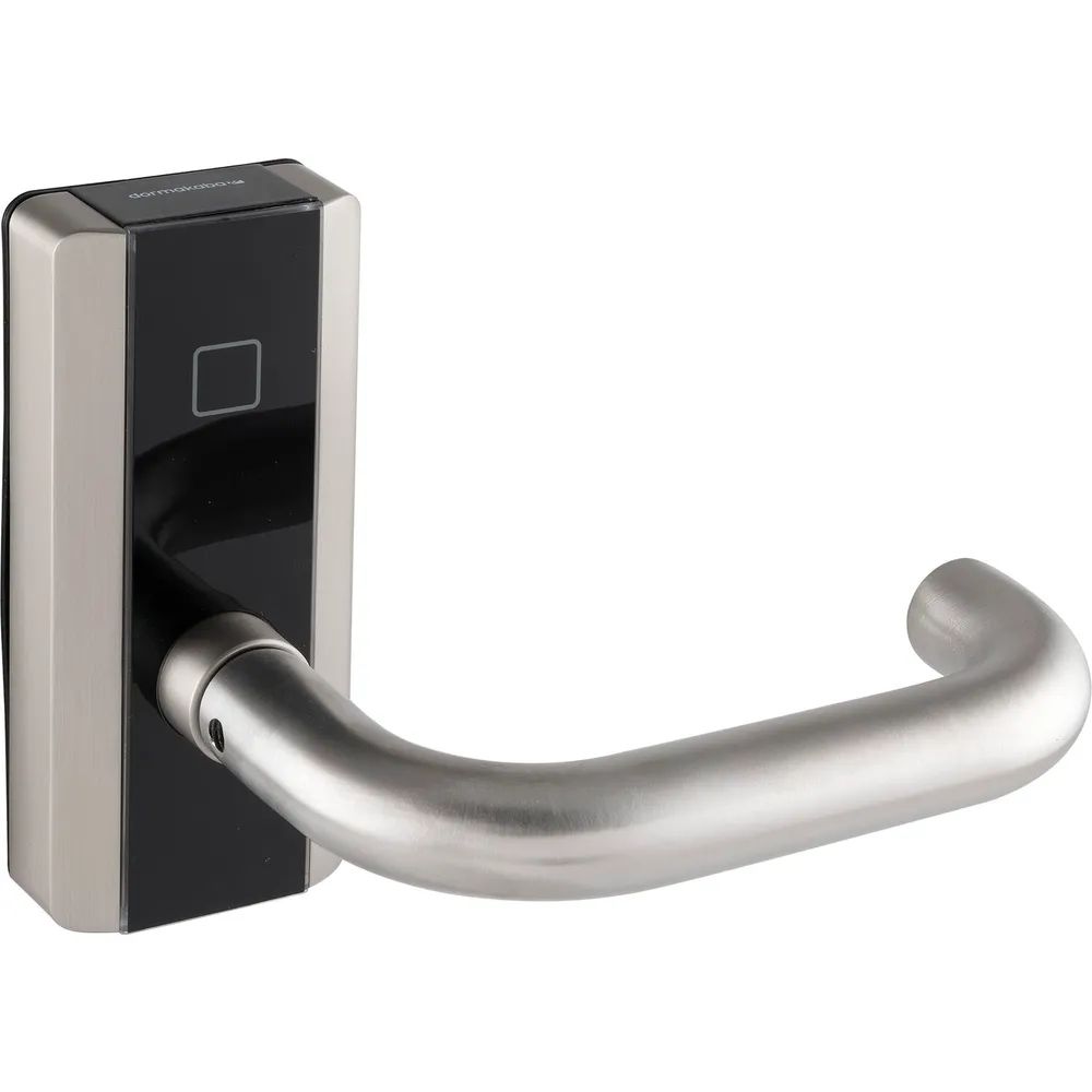 DORMAKABA Rosettenbeschlag evolo smart c-lever compact,SL1,U-Drücker, Edelstahl