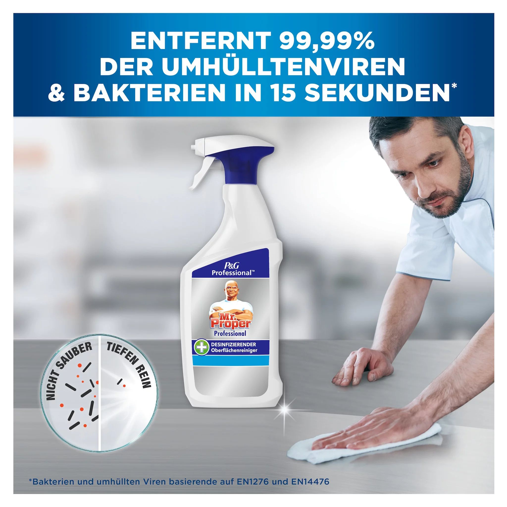 Mr. Proper Professional Desinfizierender Oberflächenreiniger