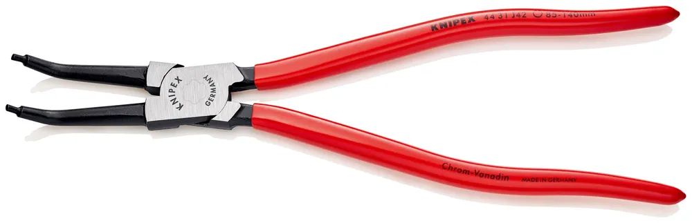 KNIPEX Sicherungsringzange für Innenringe in Bohrungen 45° gewinkelt mit Kunststoff überzogen schwarz atramentiert 310 mm