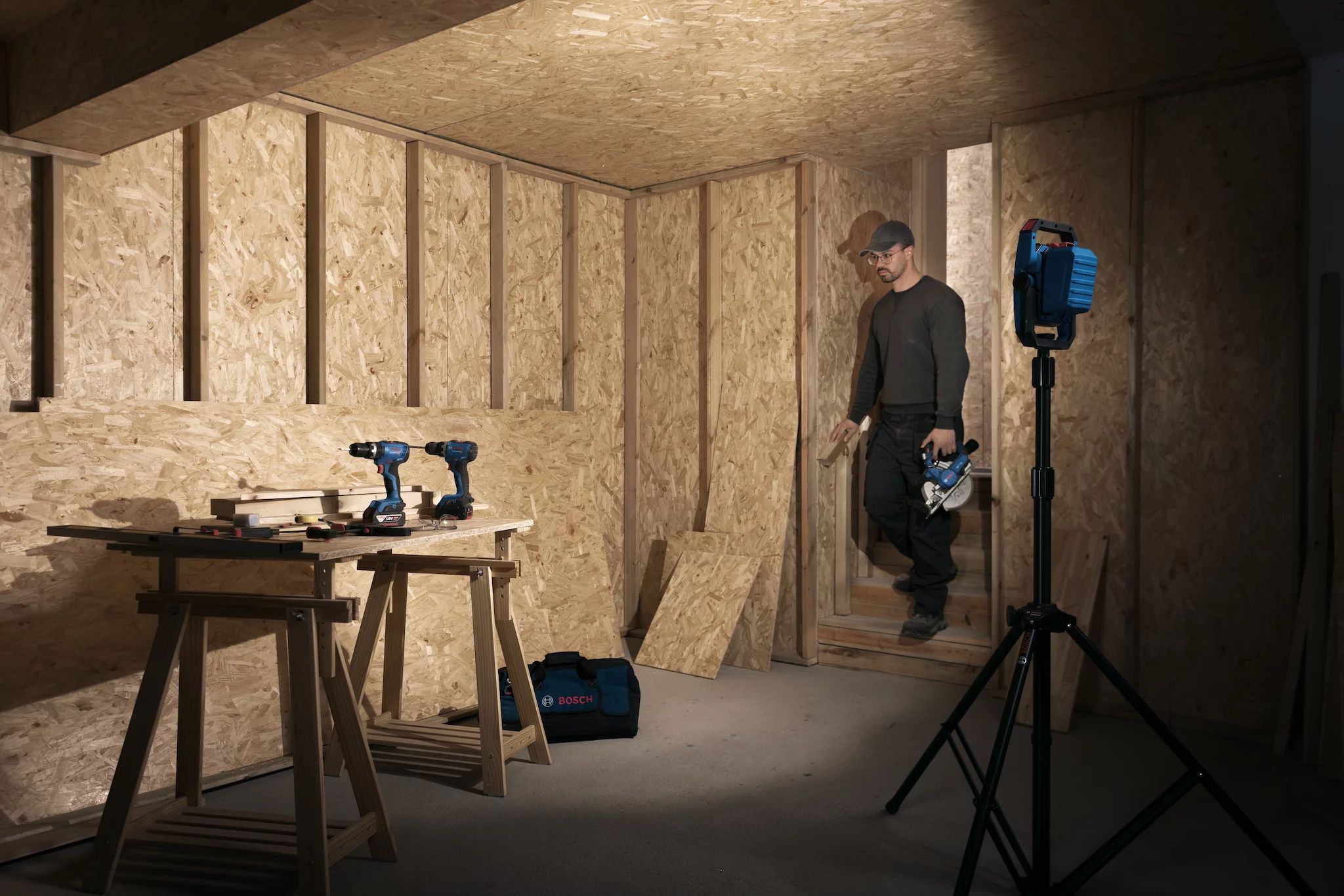 Bosch GLI18V-3000 Akku-Bauleuchte - 3000lm solo