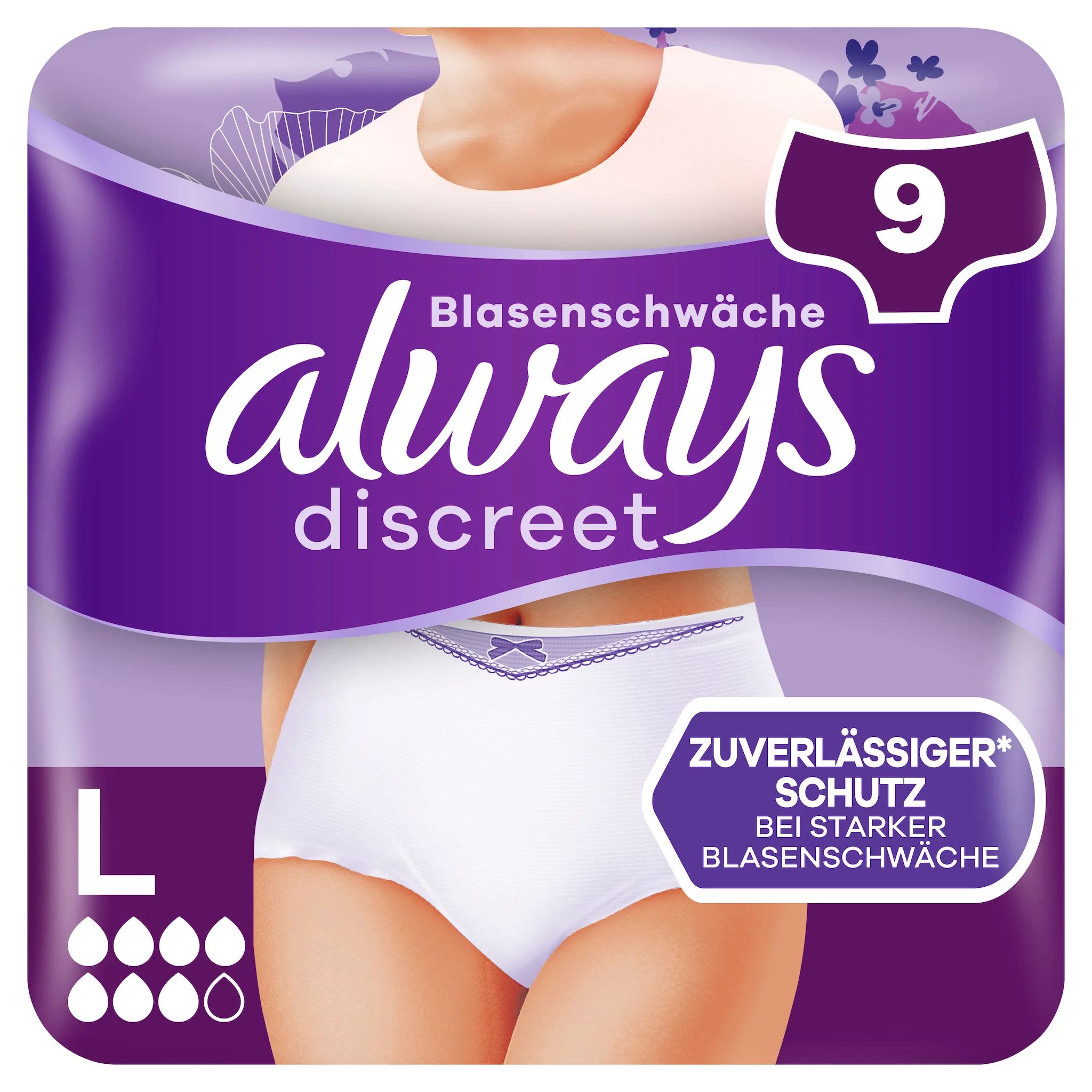 always Discreet Inkontinenz Pants Plus L 9