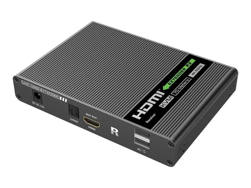 Techly Sender und Empfänger - KVM-/Audio-Extender