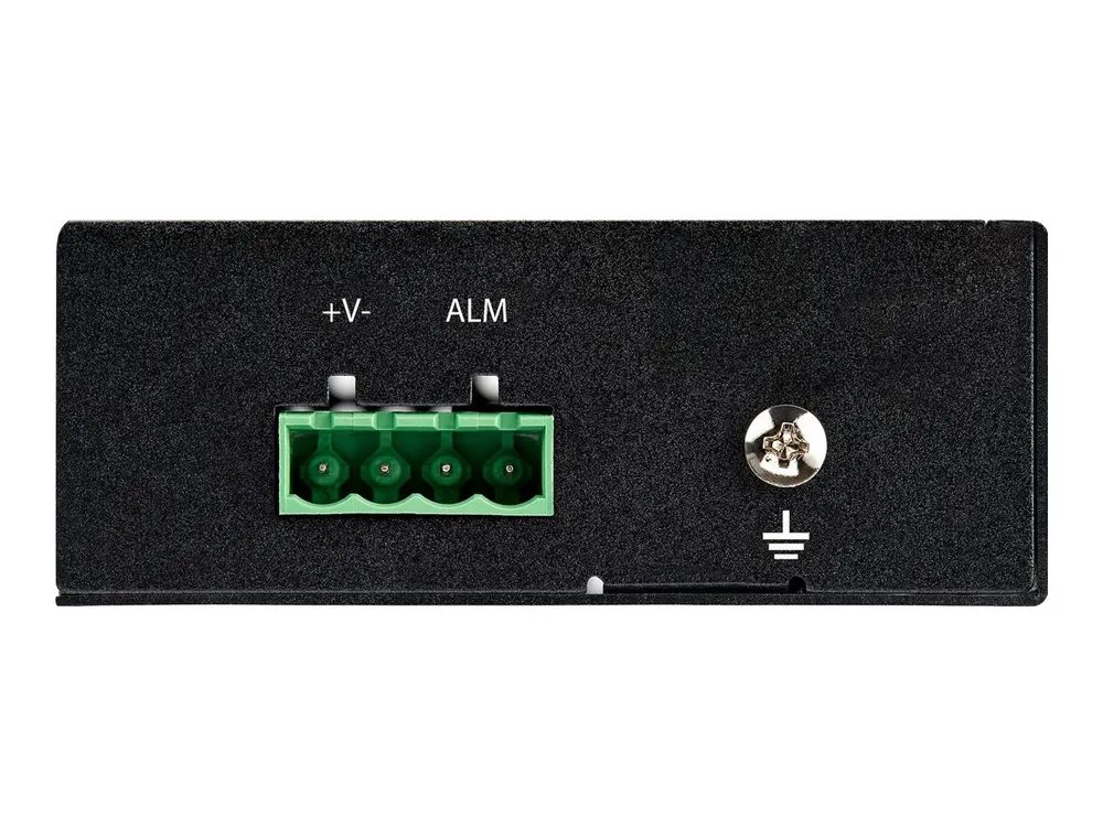 StarTech.com Industrial Media Converter - 1 Gbit/s Medienkonverter LWL Kupfer - Singlemode-/Multimode Glasfaser auf Kupfer Netzwerk - 12-56 V DC - IP-30/-40&deg;C bis 75&deg;C (IMC1GSFP)