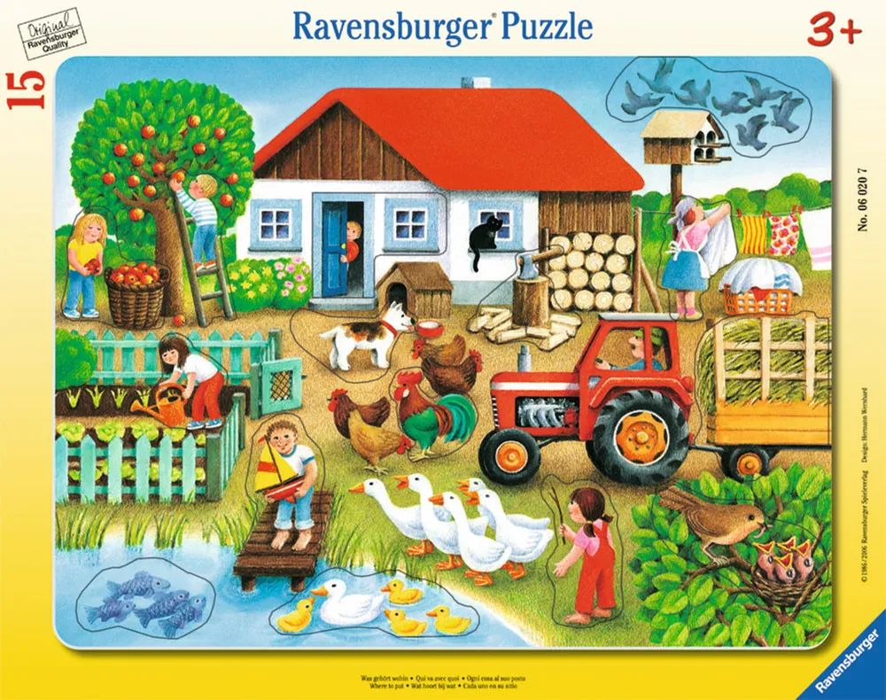 Ravensburger Verlag GmbH Pz. Was gehört wohin? 15T