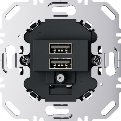 Berker USB-LADESTECKD.230V ANTHR.MATT / BERKER 260205