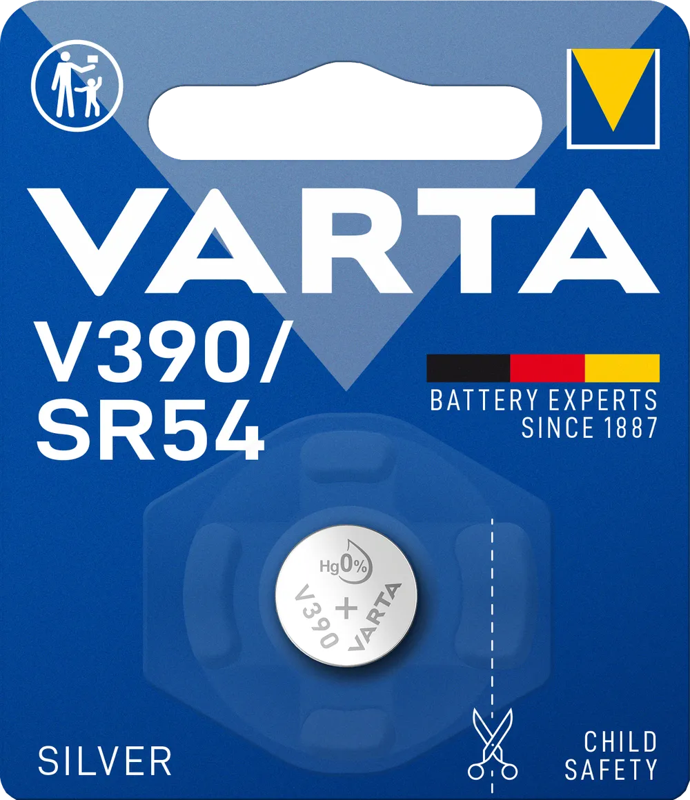 VARTA SILVER Coin V390/SR54 Blister 1