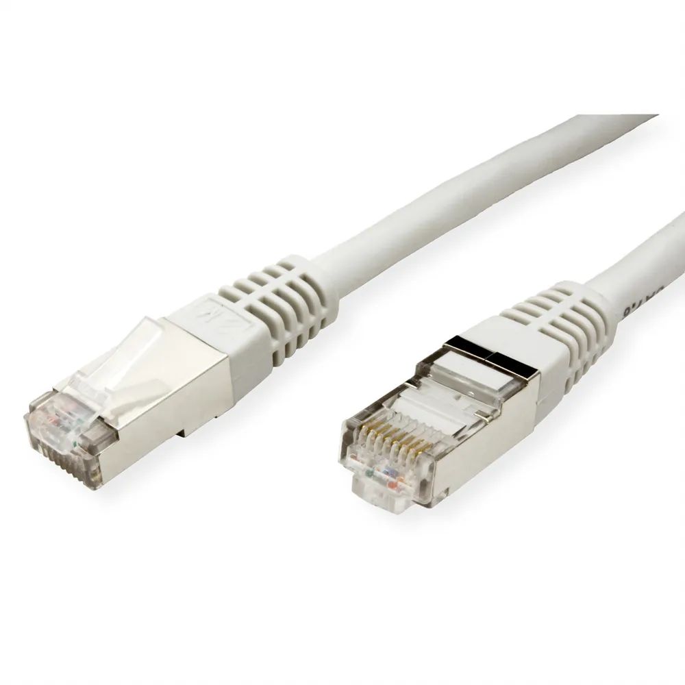 VALUE Patchkabel Cat.6 (Class E) S/FTP (PiMF), grau, 10 m