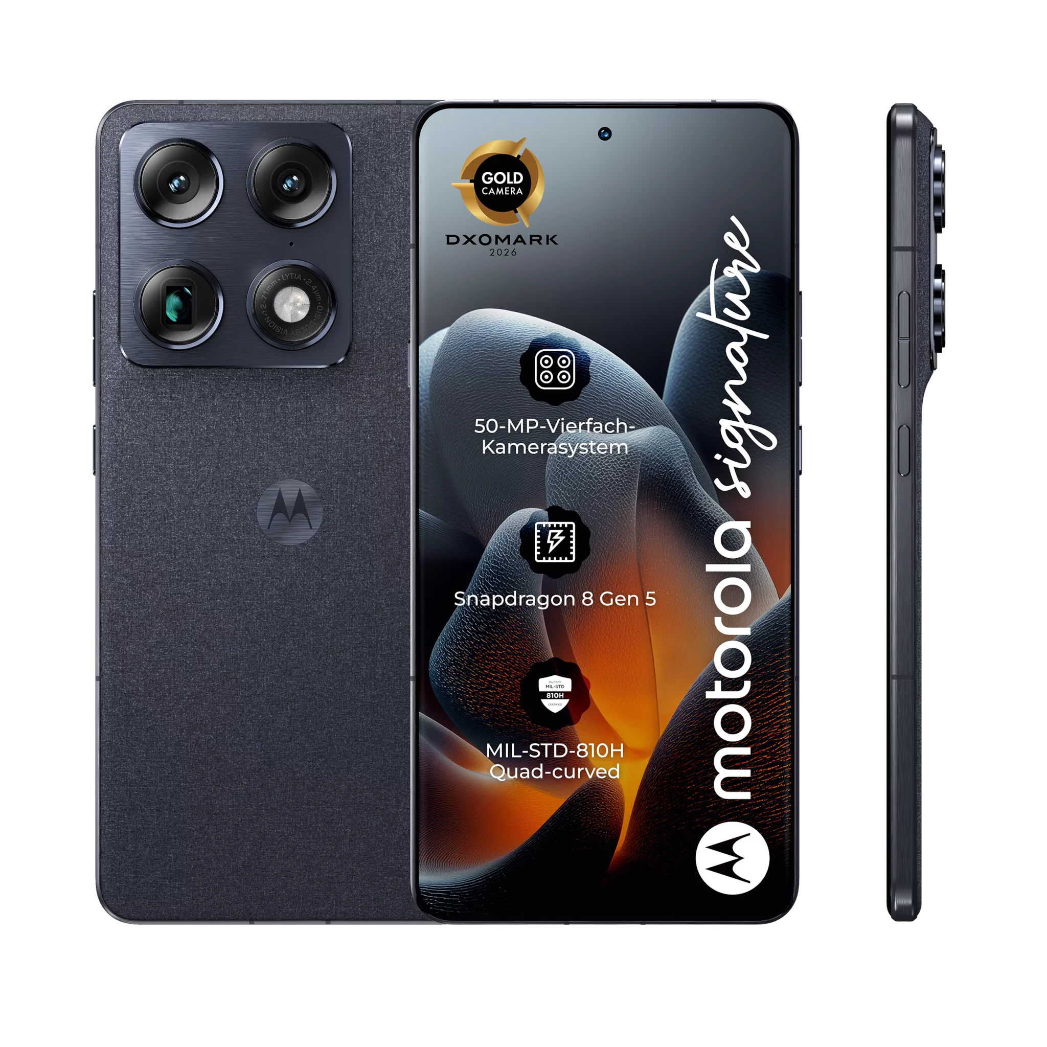Motorola Signature 16/512GB, Pantone Carbon