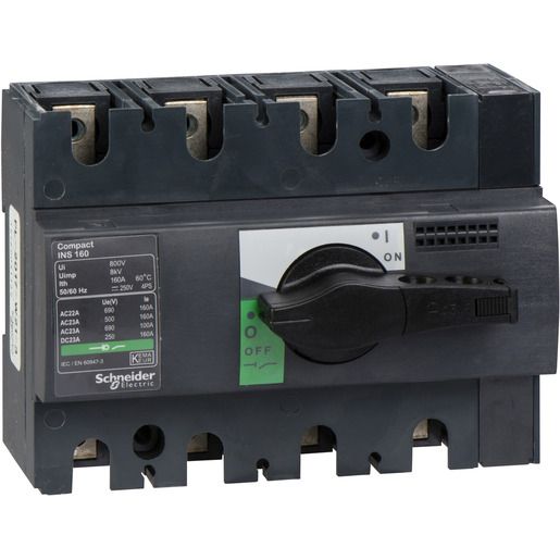 Schneider Electric LASTTRENNSCHALTER 160A 4-POL. / SCHN.E INS160 INTERPACT 28913