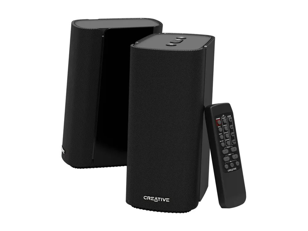 Creative Labs Creative T100 - Lautsprecher - für PC - kabellos - Bluetooth - 40 Watt (Gesamt)