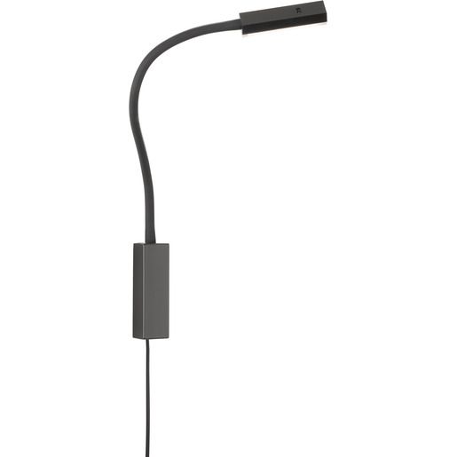 Honsel WANDSPOT GESTENST.LED 5W 3000K / HONSEL RAIK SCHWARZ 25F509 30167