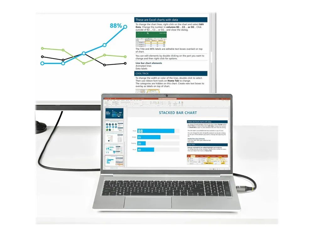 StarTech.com 50 cm 8K HDMI 2.1 Kabel - 8K 60Hz/4K 120Hz HDR10+ eARC - Ultra High Speed - HDMI-Kabel - HDMI männlich zu HDMI männlich - 50 cm - abgeschirmt - Grau, Schwarz - Passiv, Support von 4K 120 Hz, unterstützt 8K 60 Hz (7680 x 4320)