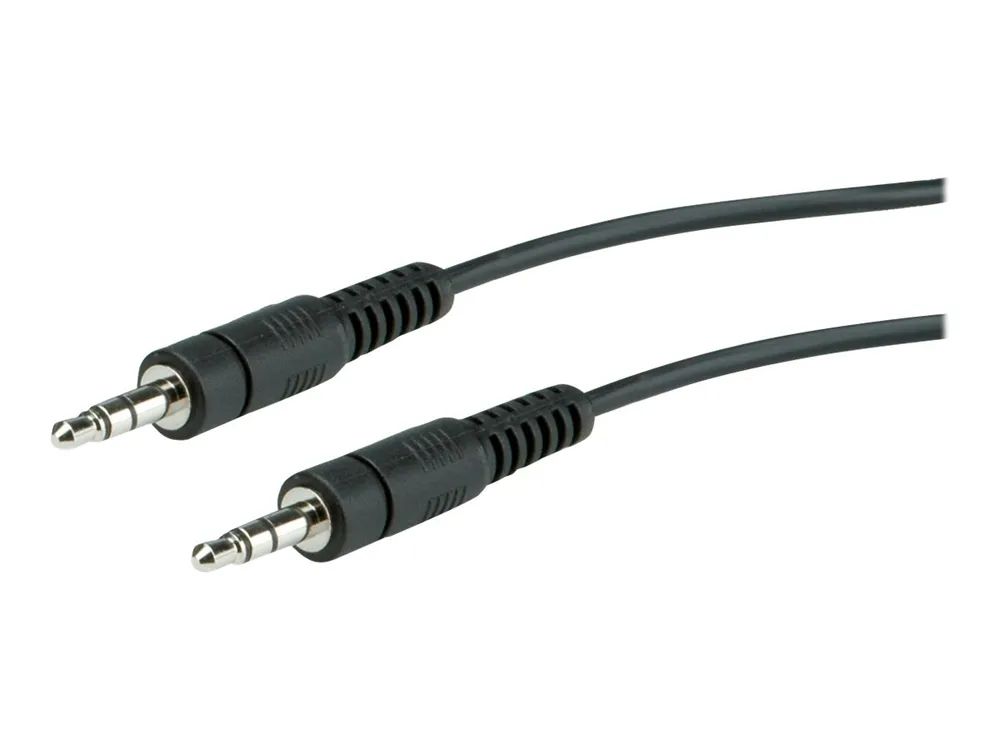 ROLINE Audiokabel - mini-phone stereo 3.5 mm männlich zu mini-phone stereo 3.5 mm männlich
