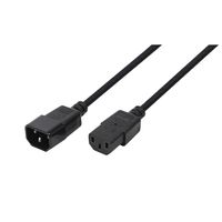 LogiLink CP091 - 1,8 m - C14-Koppler - C13-Koppler - 250 V - 10/16 A