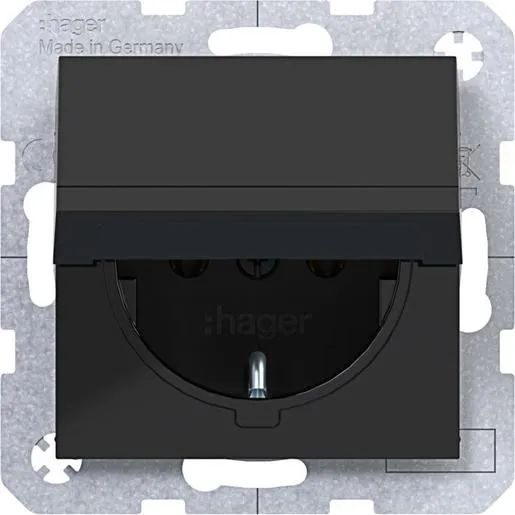 Hager SSD MIT KLAPPDECKEL SELBSTSCHL / HAGERS WAS1110BG BERKER AX/ WAS1110BG