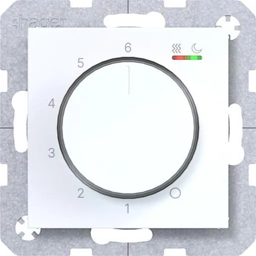 Hager TEMP.REGLER 230V/15W,HEIZEN/KÜ / HAGERS WAN5011WG BERKER AX/ WAN5011WG