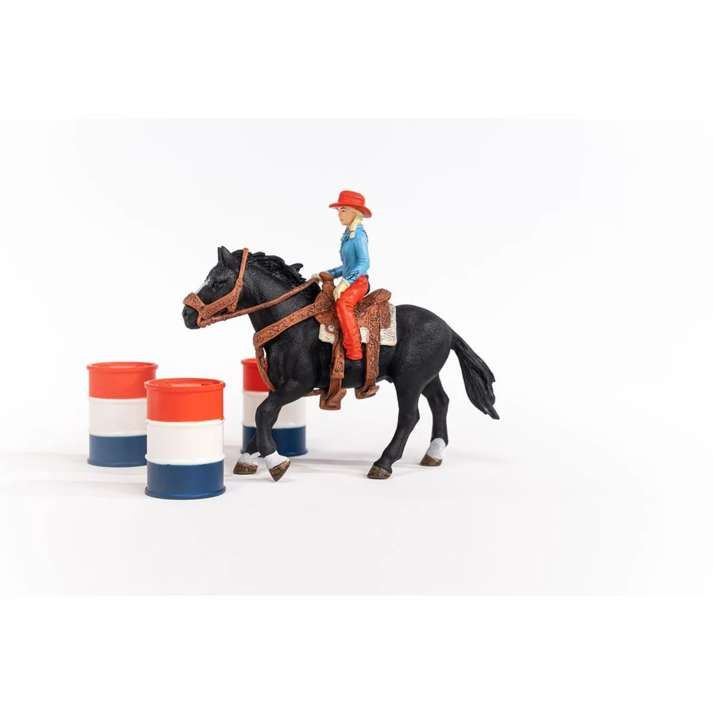 Schleich Barrel Racing mit Cowgirl