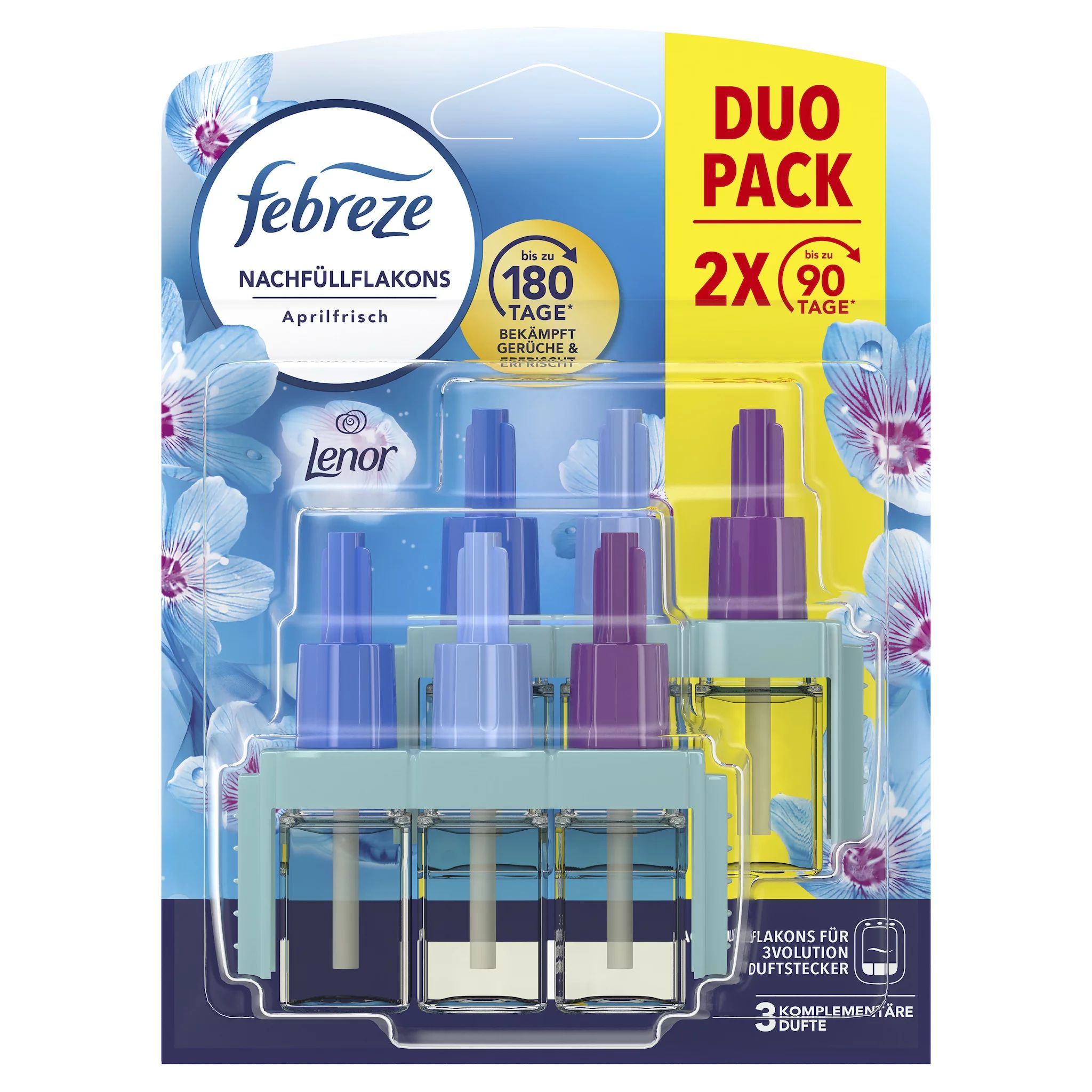 Febreze 3Volution Nachfüllflakon Lenor Aprilfrisch Duo, 40ml
