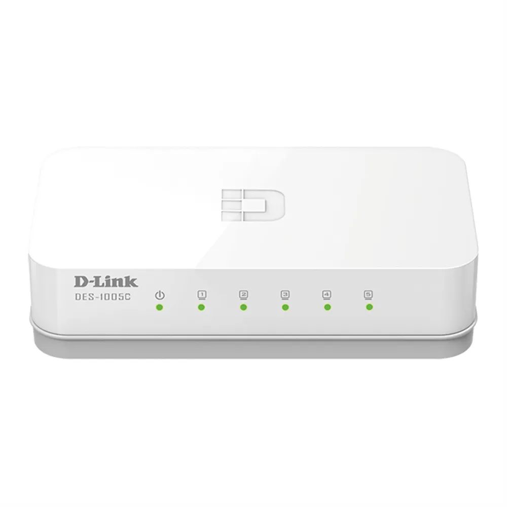 D-Link DES 1005C - Switch - unmanaged - 5 x 10/100