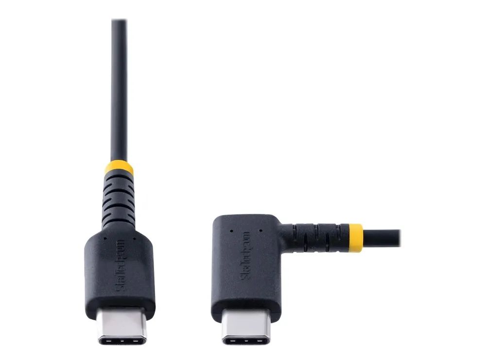 StarTech.com 1 m USB-C Ladekabel Mit Winkelstecker und 60W PD - Robust - USB-Kabel - 24 pin USB-C (M)