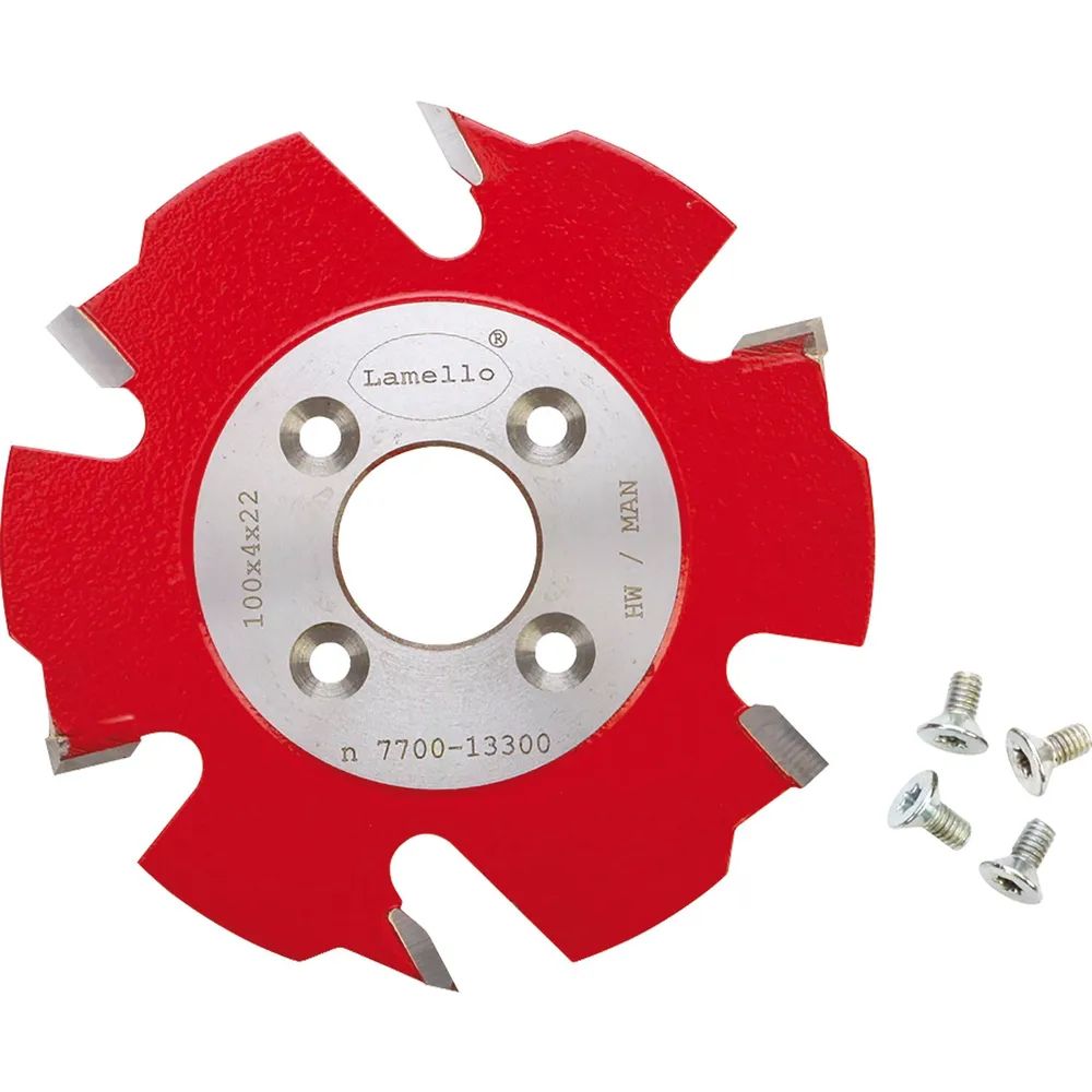 LAMELLO Nutfräser HW mit Vorschneider 100 x 4 x 22 mm Z6