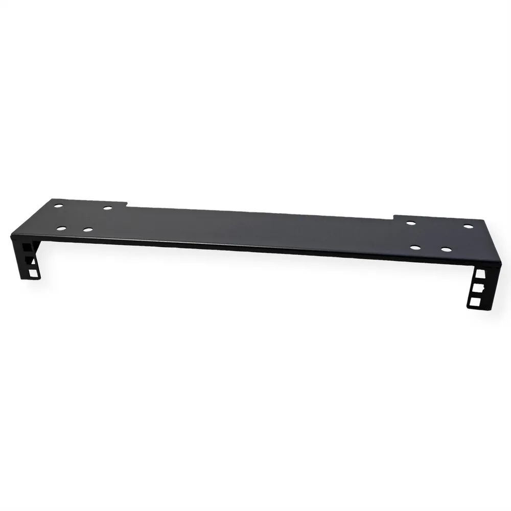VALUE 19-Zoll-Wand-/Untertischhalterung, 1 HE, schwarz