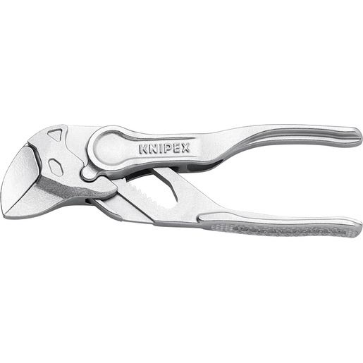 Knipex XS VERCHROMT 100 MM / KNIPEX ZANGENSCHLÜSSEL 86 04 100