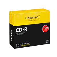 Intenso 10 x CD-R - 700 MB (80 Min) 40x - Slim