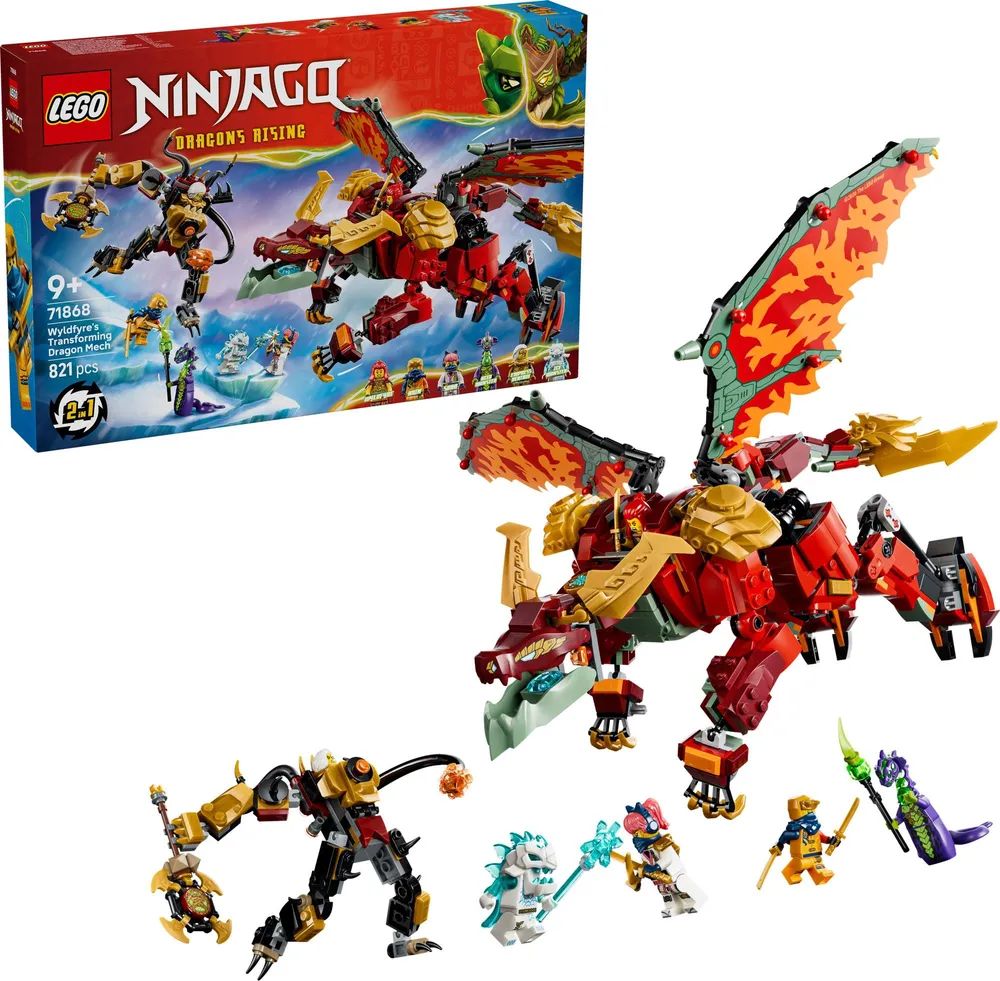 LEGO 71868 Ninjago Wyldfyres Drachenmech