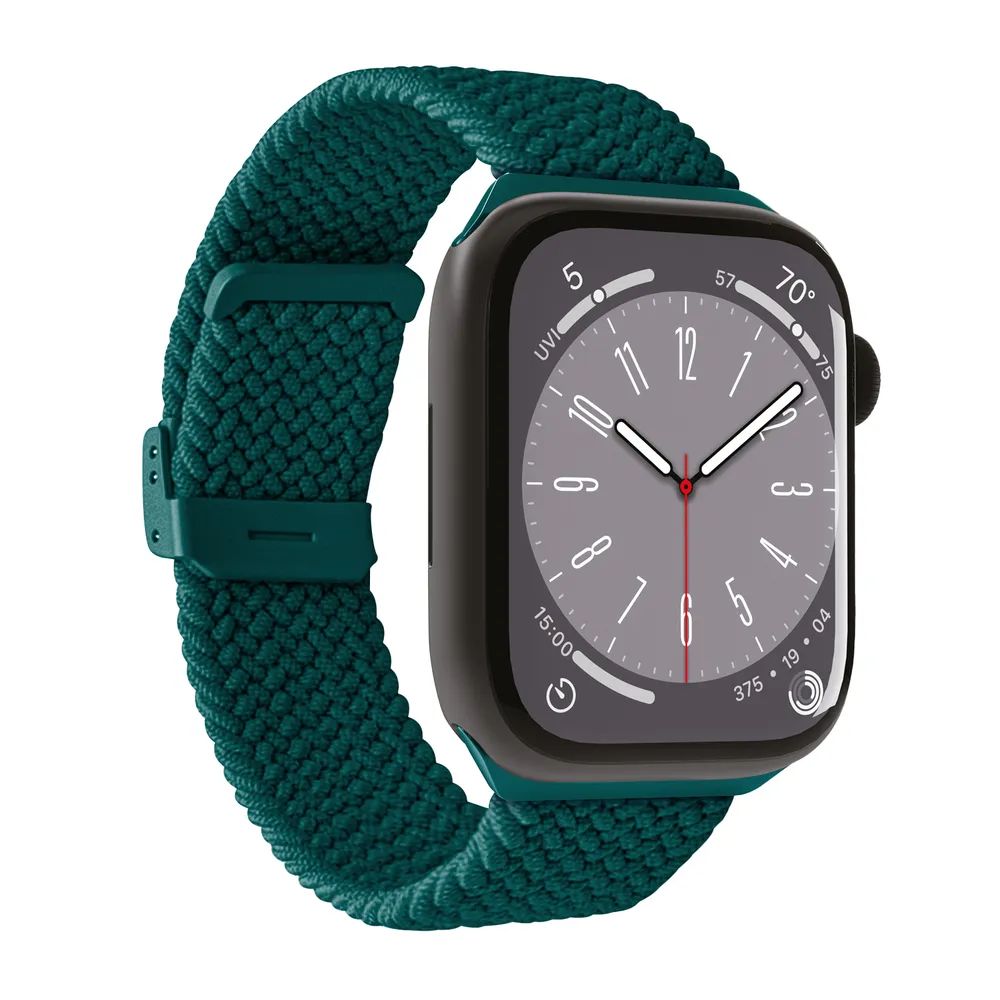 PURO LOOP Band für Apple Watch 38/40/41mm, dunkelgrün