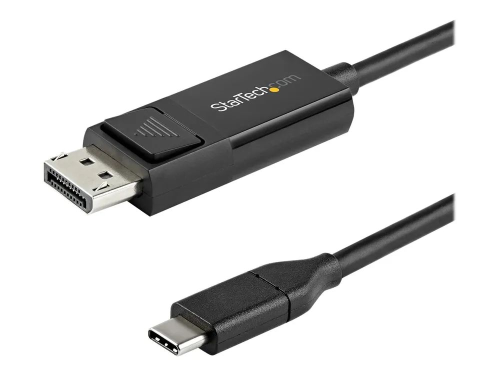 StarTech.com 2m USB-C auf DisplayPort-Kabel - 4K - bidirektional - DisplayPort-Kabel - 24 pin USB-C (M)
