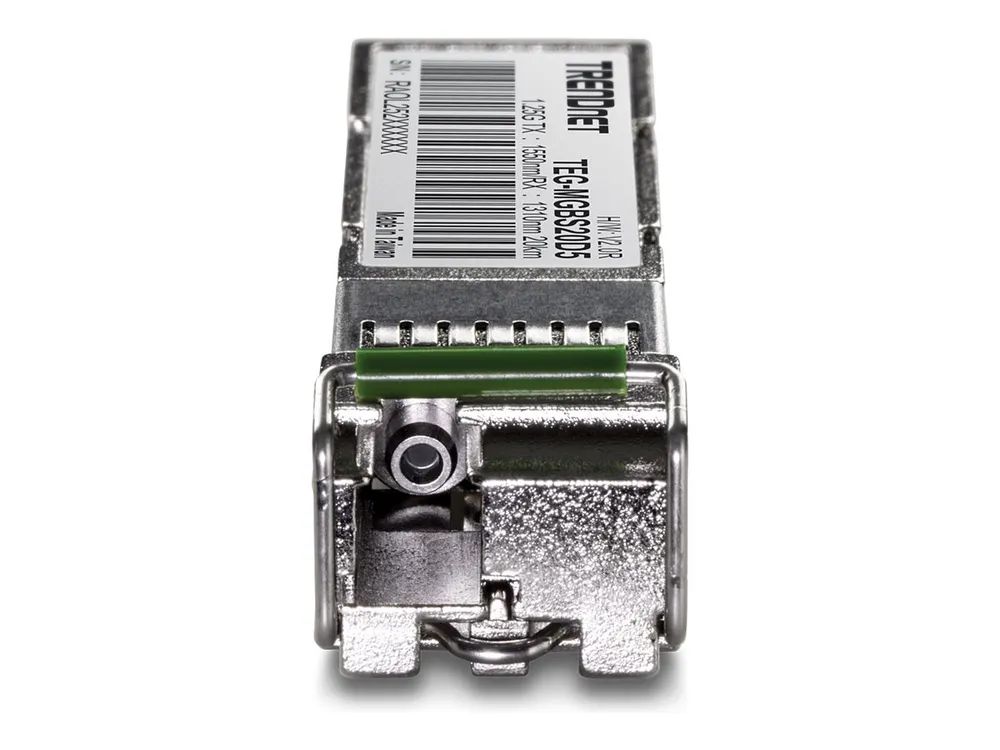 TRENDnet TEG MGBS20D5 - SFP (Mini-GBIC)-Transceiver-Modul - GigE - 1000Base-LX, Fibre Channel - LC Single-Modus - bis zu 20 km - 1550 (TX)