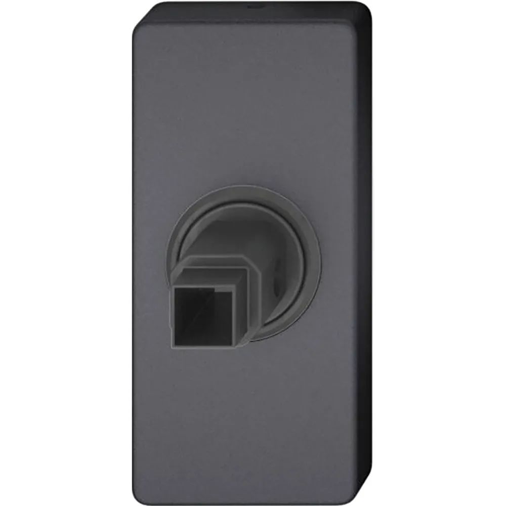 FSB Fenstergriff Adapter-Rosette eckig, Aluminium schwarz matt