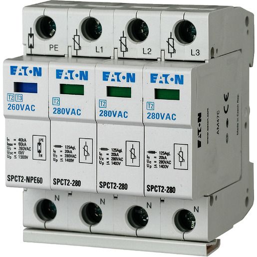 Eaton ÜBERSPANNUNGSABLEITER / EATON SPCT2-280-3+NPE 167620