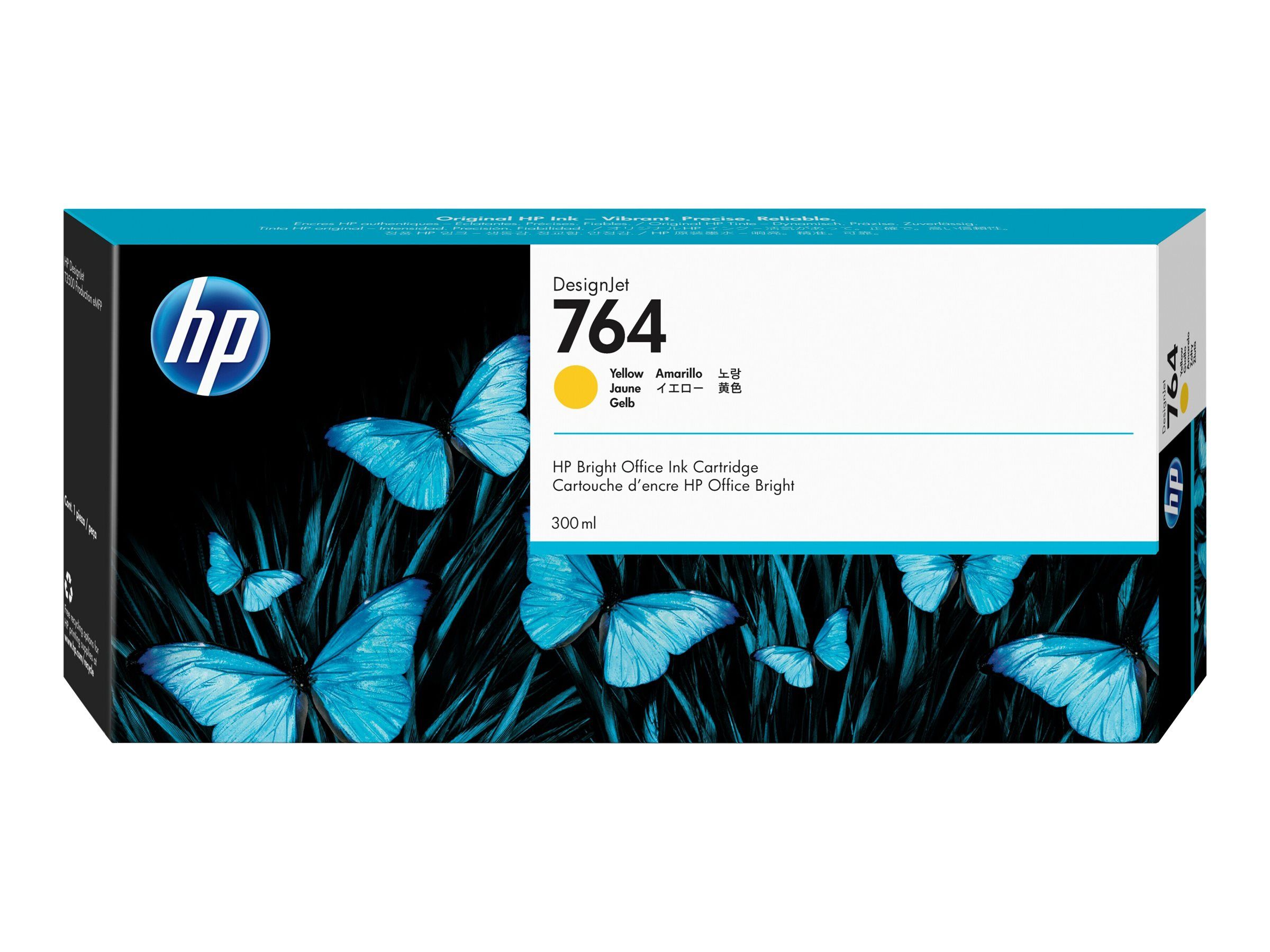 HP 764 - 300 ml - Gelb - original - Tintenpatrone