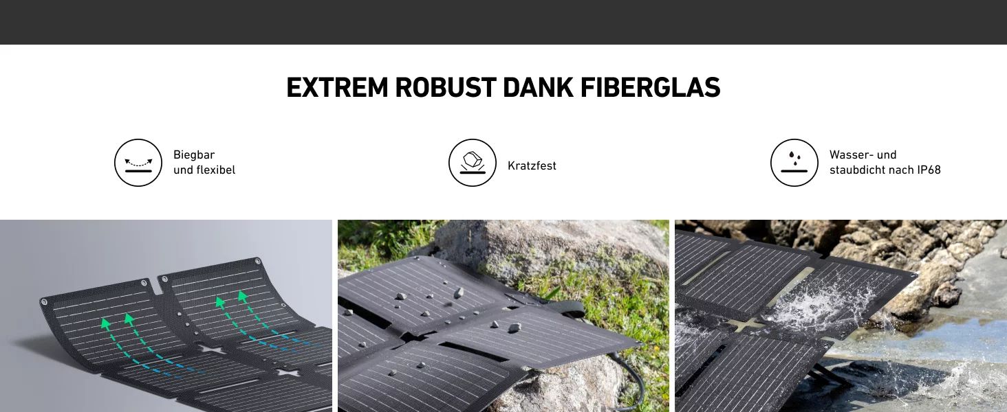 Anker Innovations SOLIX C300X DC+ PS60 Faltbares Solarpanel