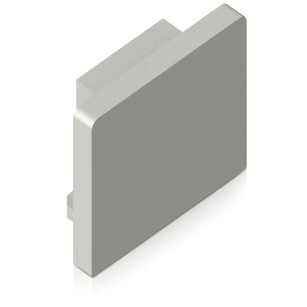 BILTON Endkappe CT00U-A L:1,5 B:12,5 H:12,5 mm Aluminium eloxiert
