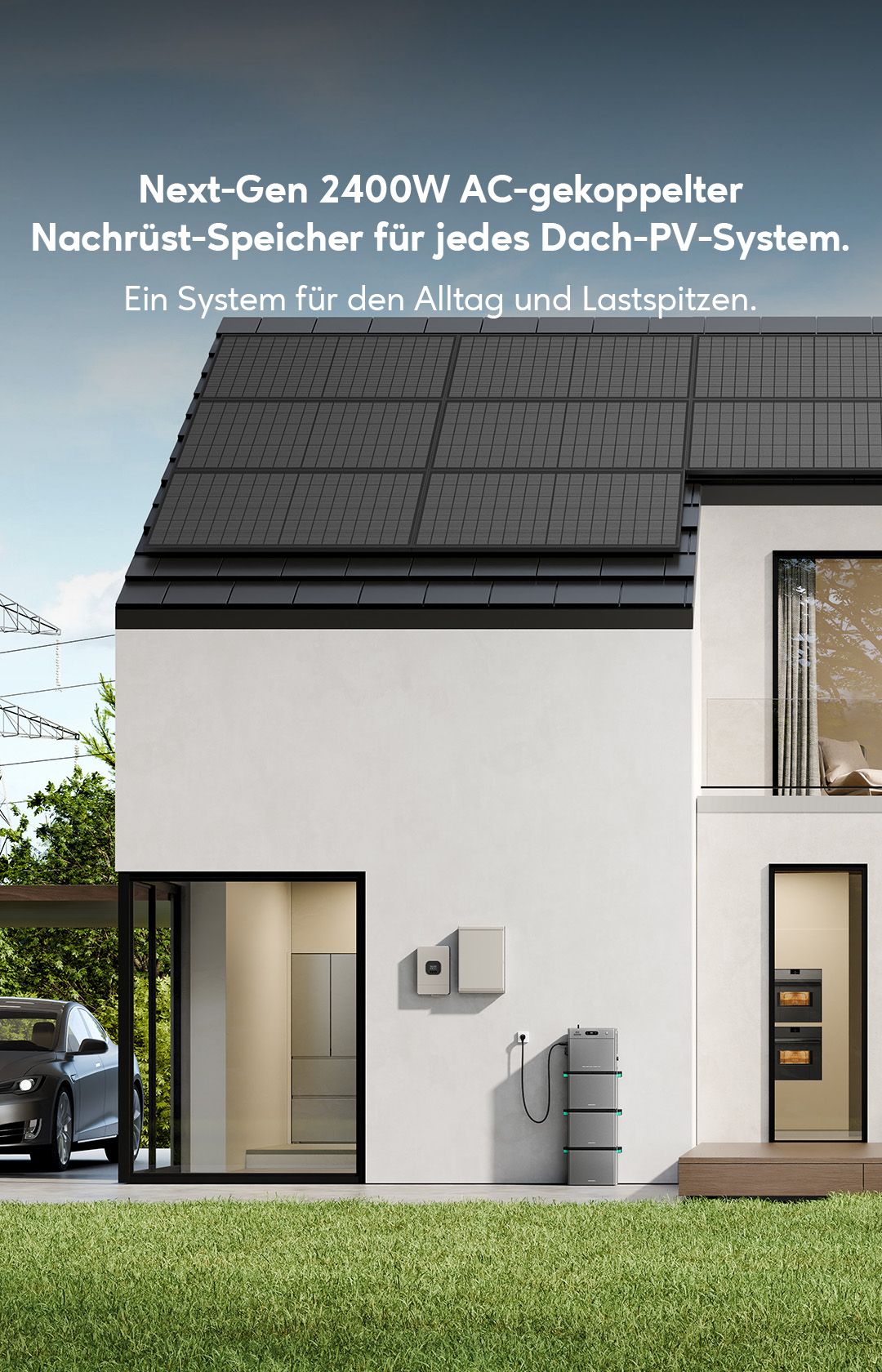 Zendure SolarFlow 2400 AC+ (2,4 kWh) inkl. AB3000L - 2,88 kWh